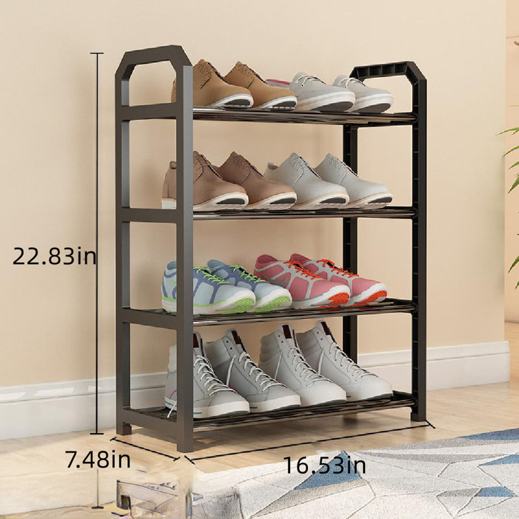 Simple Good Looking Multi Layer 8 Pair Shoe Rack